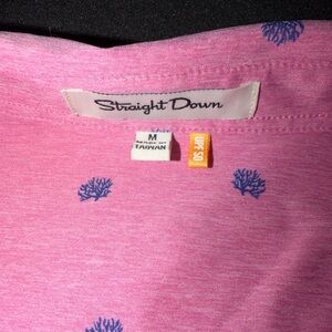 Straight Down Pink Polo Shirt for Men